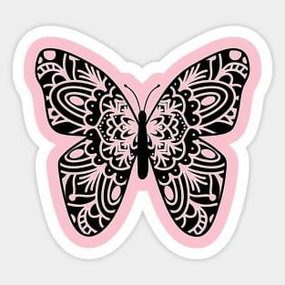 Butterfly Mandala Sticker